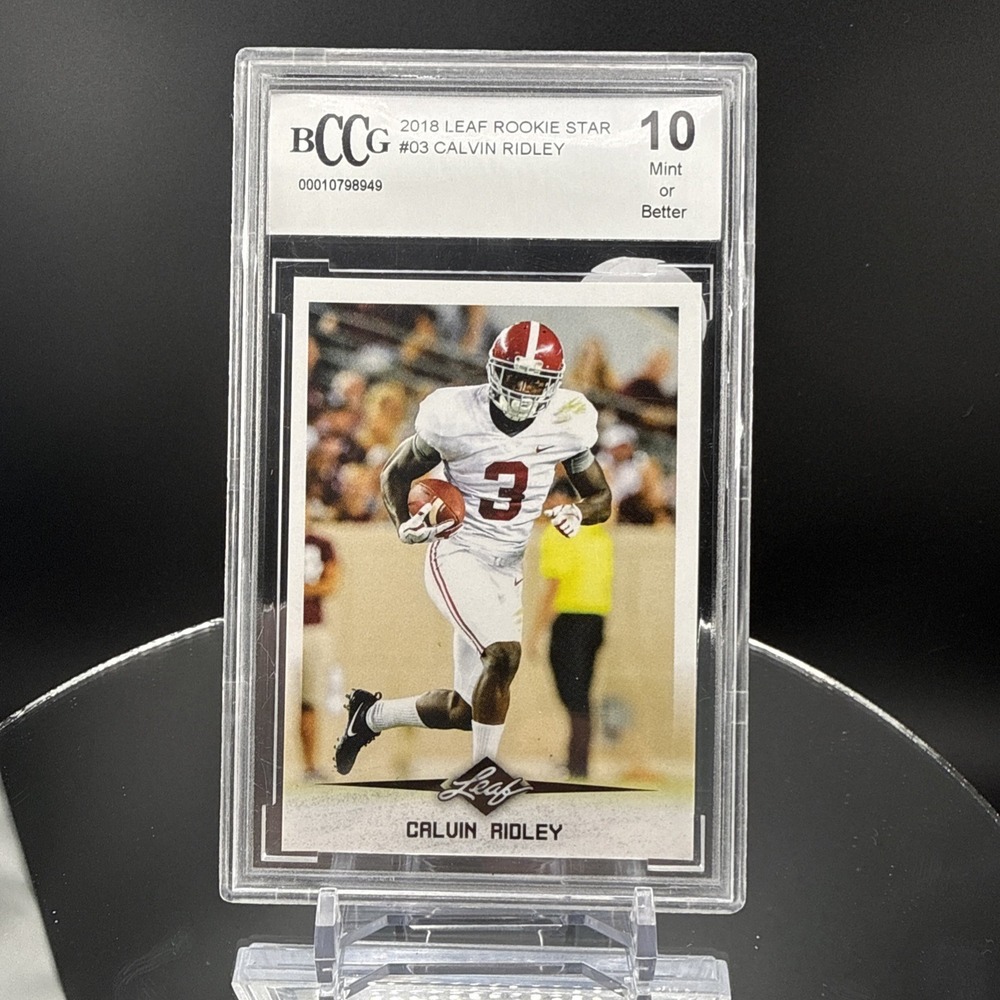 2018 Leaf Rookie Star‎ #03 Calvin Ridley BCCG 10